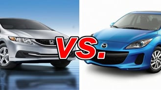2010 Mazda 3 honda civic comparison #2