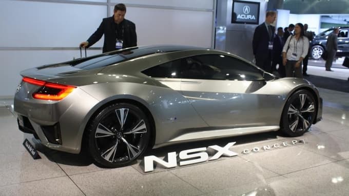 Where can you find the price of a 2015 Acura NSX?