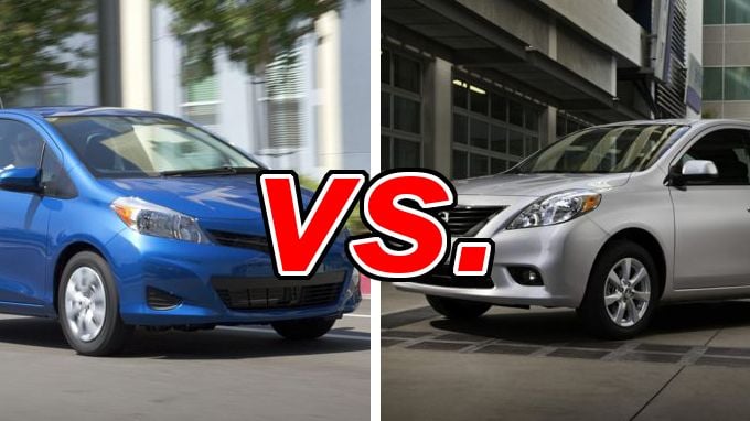 2009 Nissan versa vs toyota yaris