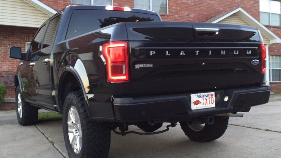 Painted my PLATINUM tailgate billboard Page 8 Ford F150 Forum