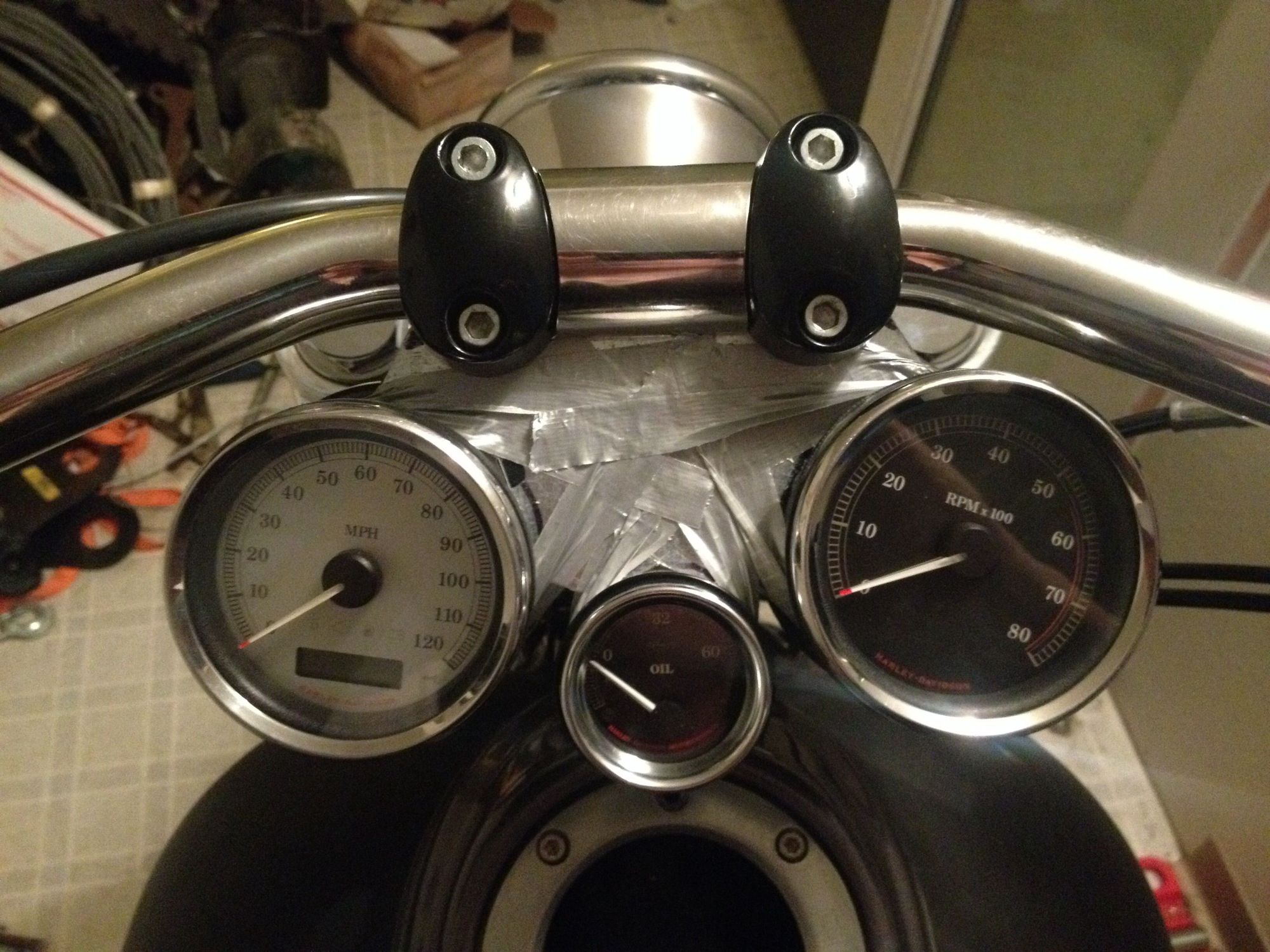 Custom gauge cluster Harley Davidson Forums