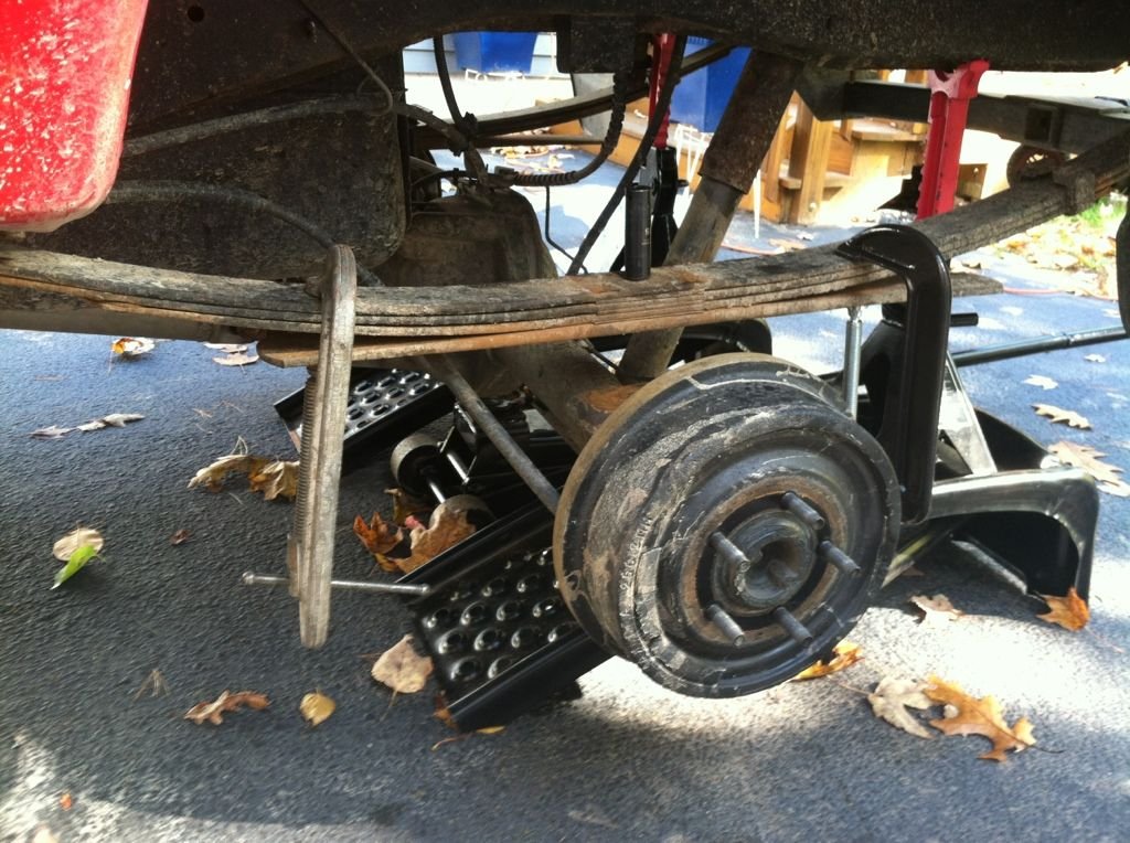 Ford F150 F250: Add a Leaf to Leaf Springs How to - Ford-Trucks