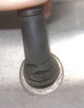 valve stem on tire leaking
