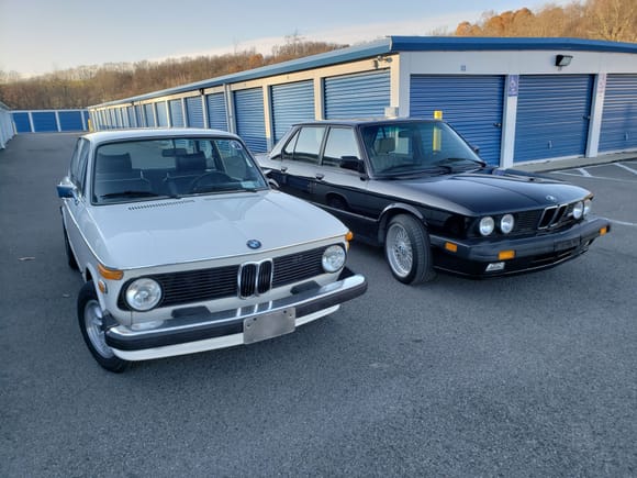 One of my 2002s nd one of my E28 M5s