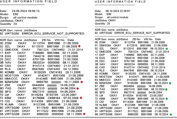 User Information Field