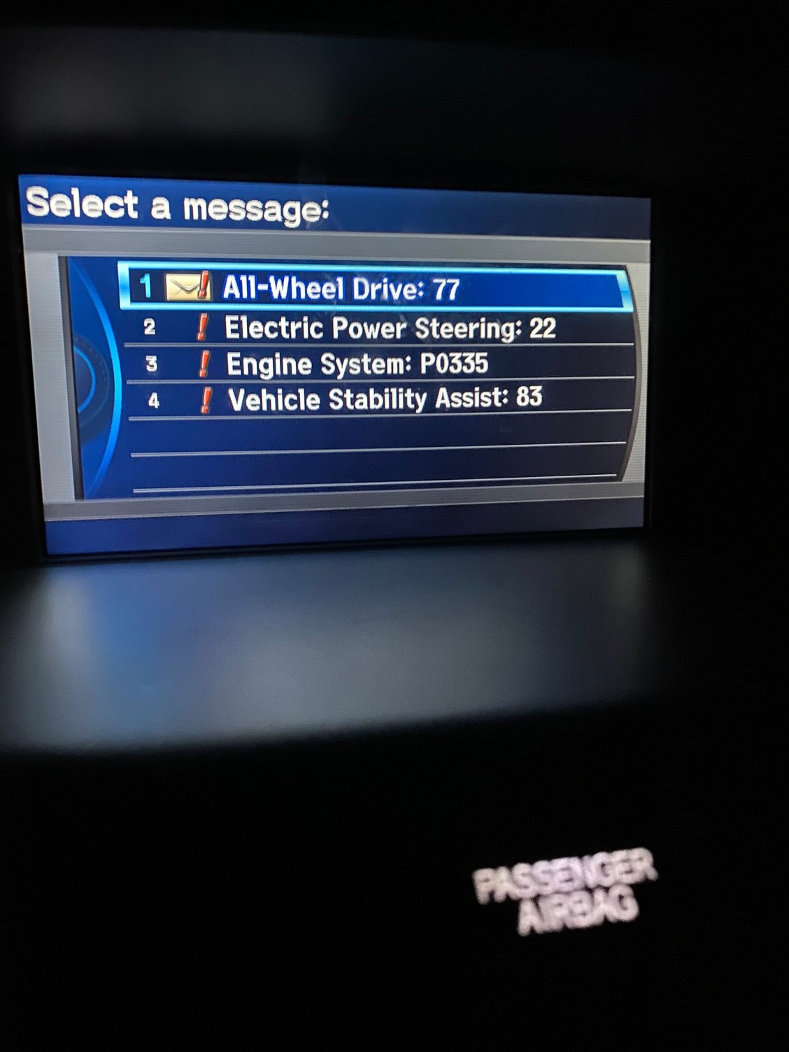 Check Engine Code P0335