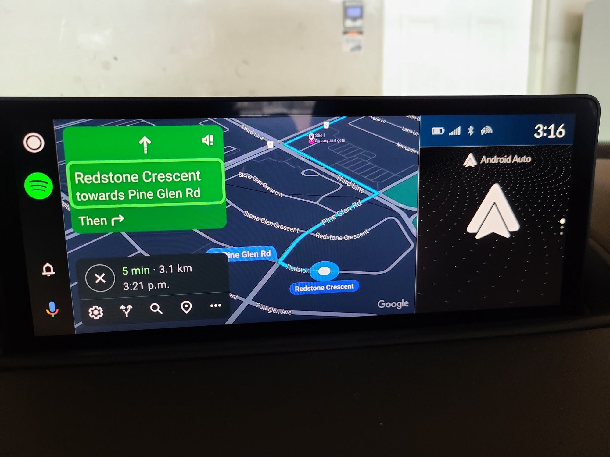 2022 MDX Android Auto issue map and music app cannot display on both