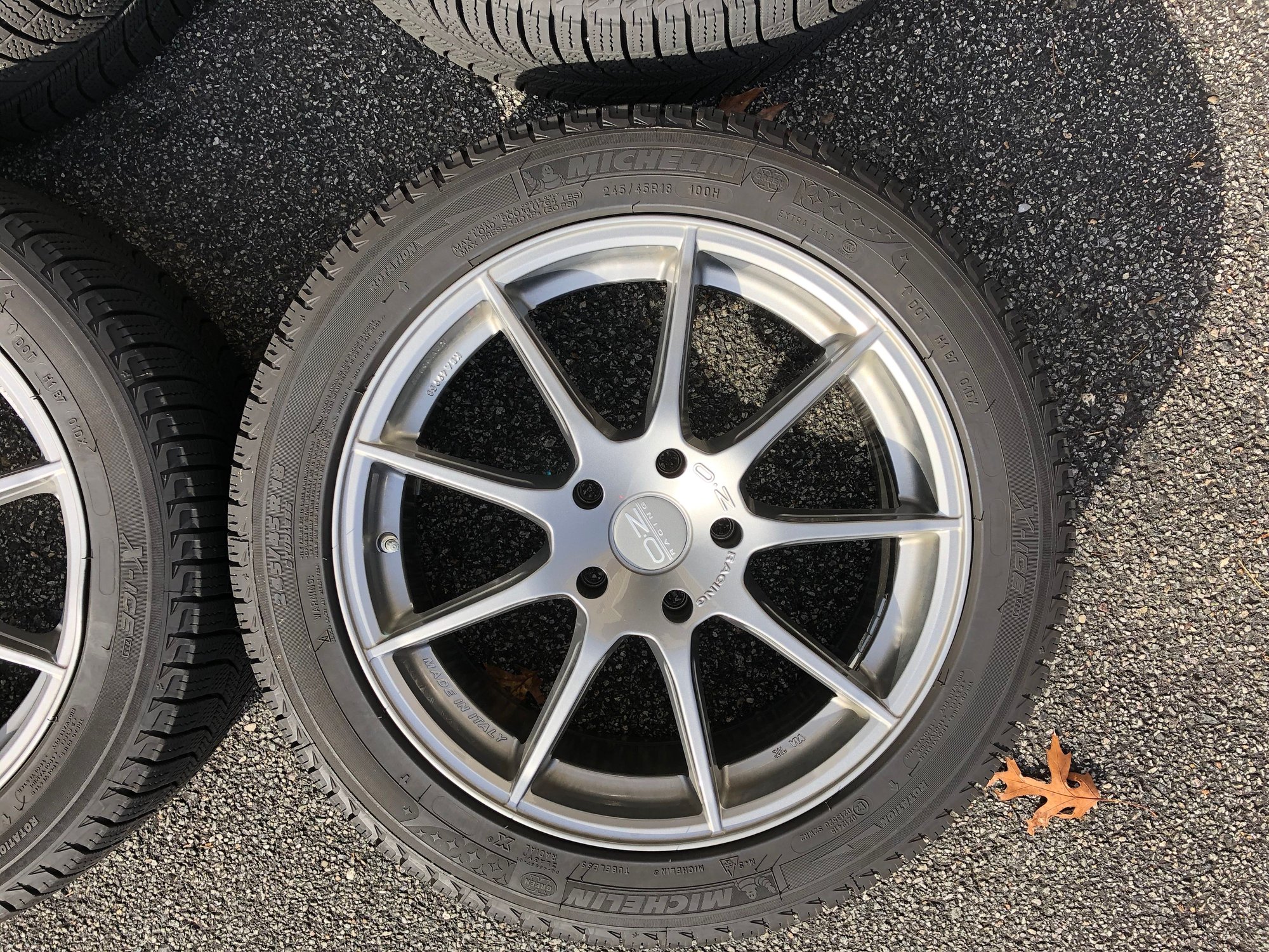 Wheels and Tires/Axles - SOLD: 2G RL 5X120 Winter Wheel Tire package.  OZ Racing Wheels  - Michelin X-Ice - Used - 2005 to 2012 Acura RLX - Cedar Knolls, NJ 07927, United States