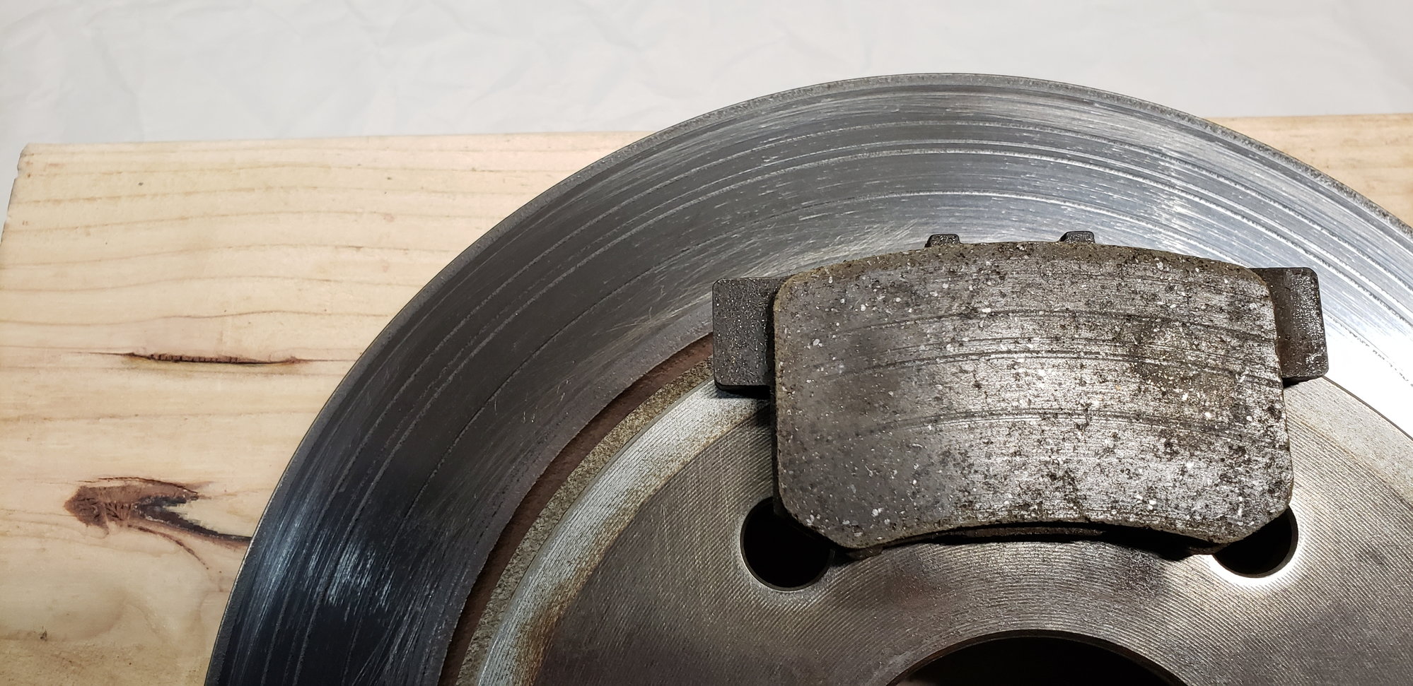 What caused (How to avoid) the grooves on brake disc rotors and pads? -  AcuraZine - Acura Enthusiast Community