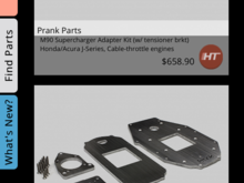 Ordering the pranks kit for the top mount M90 S/C.