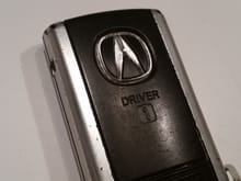 Back of Driver Fob