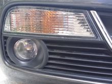 The reflector on this fog lamp is now recessed. Wasnt like this before and the bulb is out.