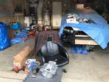 Cleaned the garage to continue the port job this weekend!