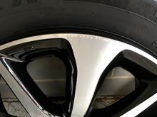 Wheel/Tire #4 Scratches