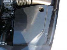 Carbon Fiber (Vinyl Wrapped) Engine Compartment- Battery Cover