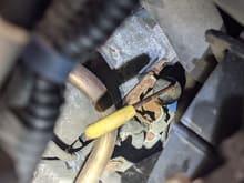 Trans dipstick tube is corroded
