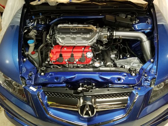 Progress on the engine bay