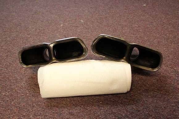 Front of Exhaust Tips