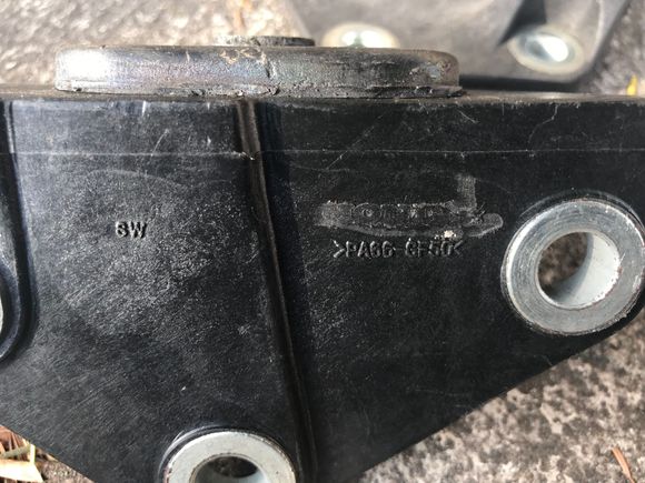 The aftermarket replacement mount is OEM?? Why would they scratch the “Honda” off?