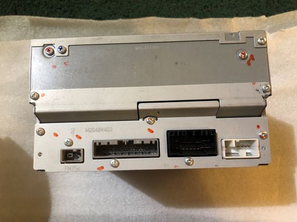 Acura TL Type S Radio, red lights rear