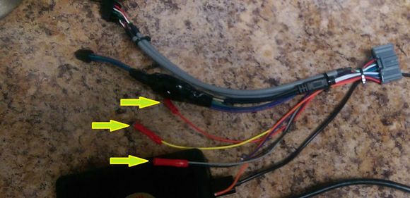 I used wire connectors and crimps to attach longer wires to Navtool harness to then connect/run them wherever they needed to go.