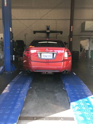Getting the alignment dialed in..