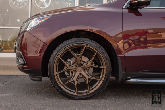 Vossen HF-5 finished in Satin Bronze w/ Toyo Proxes ST3