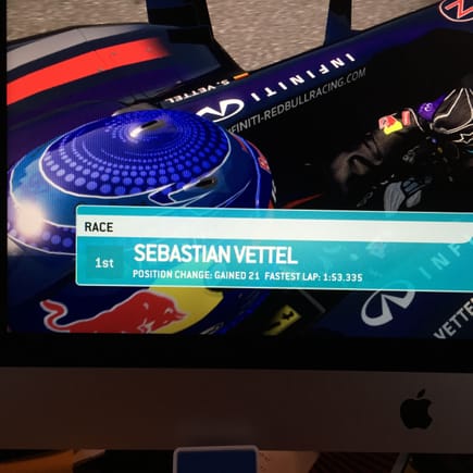 So I purposely qualified last to see how I could do at Spa on F1 2013. Lol