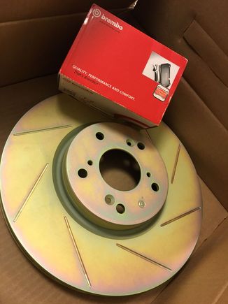 Brembo Slotted Rotors and Pads