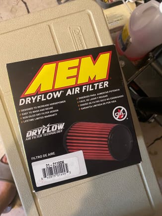 replacement filter for the AEM CAI. $30 + shipping