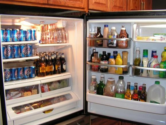 Now this is a mans fridge