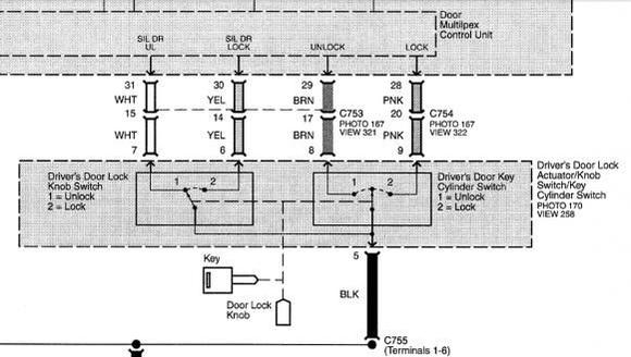 Door Lock Wiring   FSM   zoom