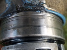 Leaking hub coil sealing edge. Sportsman 500
