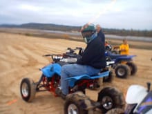Here is me on my 86TRX250RThis is Whitefild OK on the river