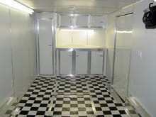 Interior of trailer                                                                                                                                                                                     