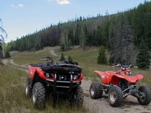 2002 Grizz and 2000 400EX. Cedar Mountain, Utah