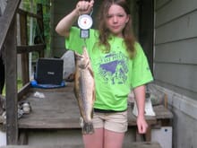 daughters first trout it just aint fair