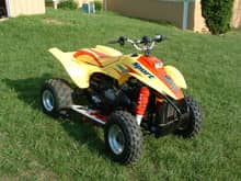 This is my new BUBBA BIKE 1999 alcohol 400 sport built by BUBBA himself. I am very proud of this ATV