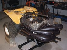 Added 16 &quot; to get motor to fit. 1993 Polaris 600 Indy lite Snowmobile engine in a 1998 Polaris Sport.                                                                                              