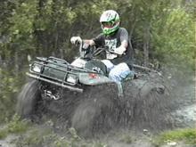 Splashin' a little mud.                                                                                                                                                                                 