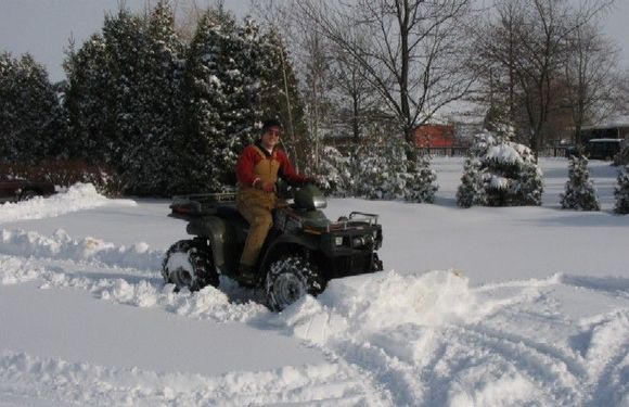 Just plowing the driveway.                                                                                                                                                                              