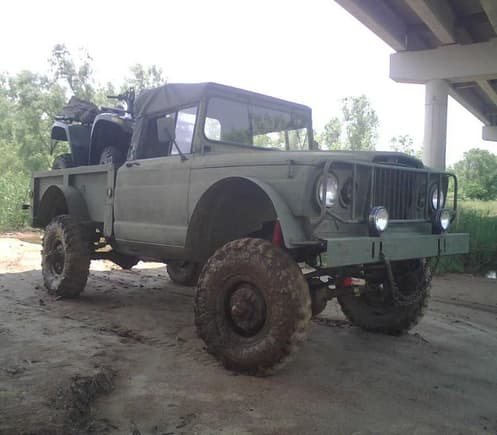 my other toy! 1967 jeep m715 w/ 8&quot; lift..