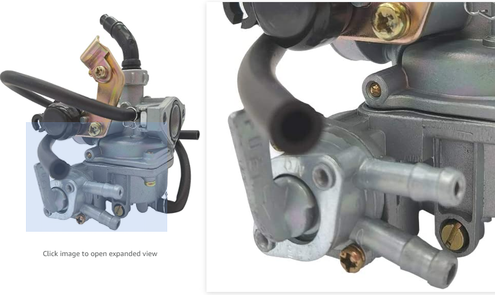 C70 Carburetor Dual Fuel lines ATV Enthusiast