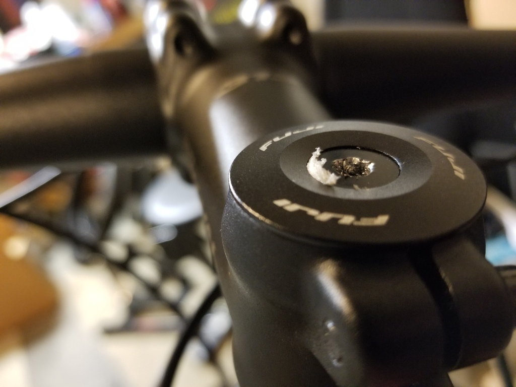 road bike stem cap