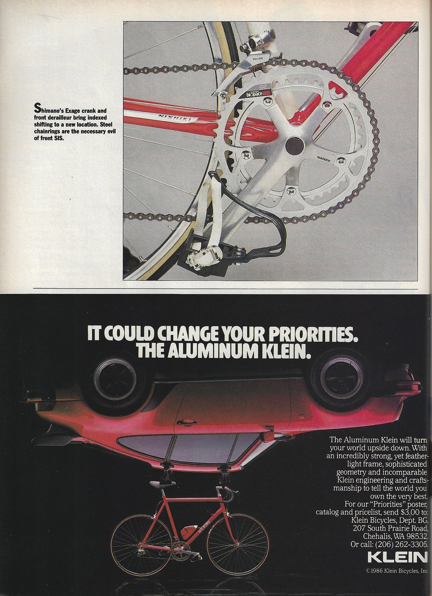 Bike Forums Road Test/Bike Review (1988) NISHIKI Olympic