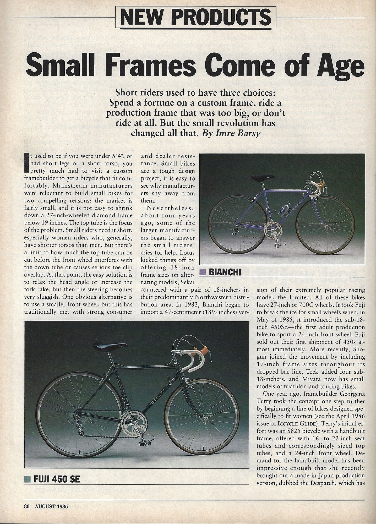 small frame bicycle
