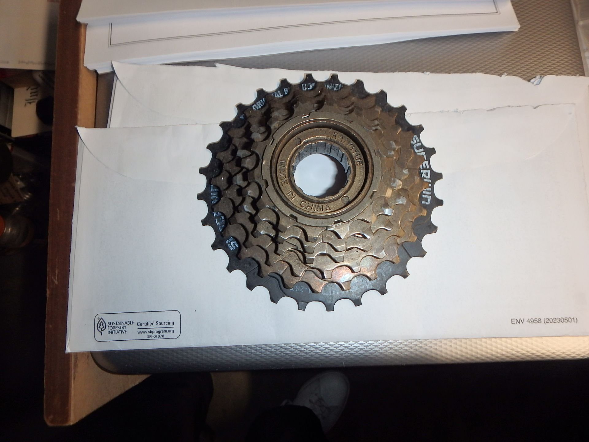 14-28 six speed Superwin made in China.    