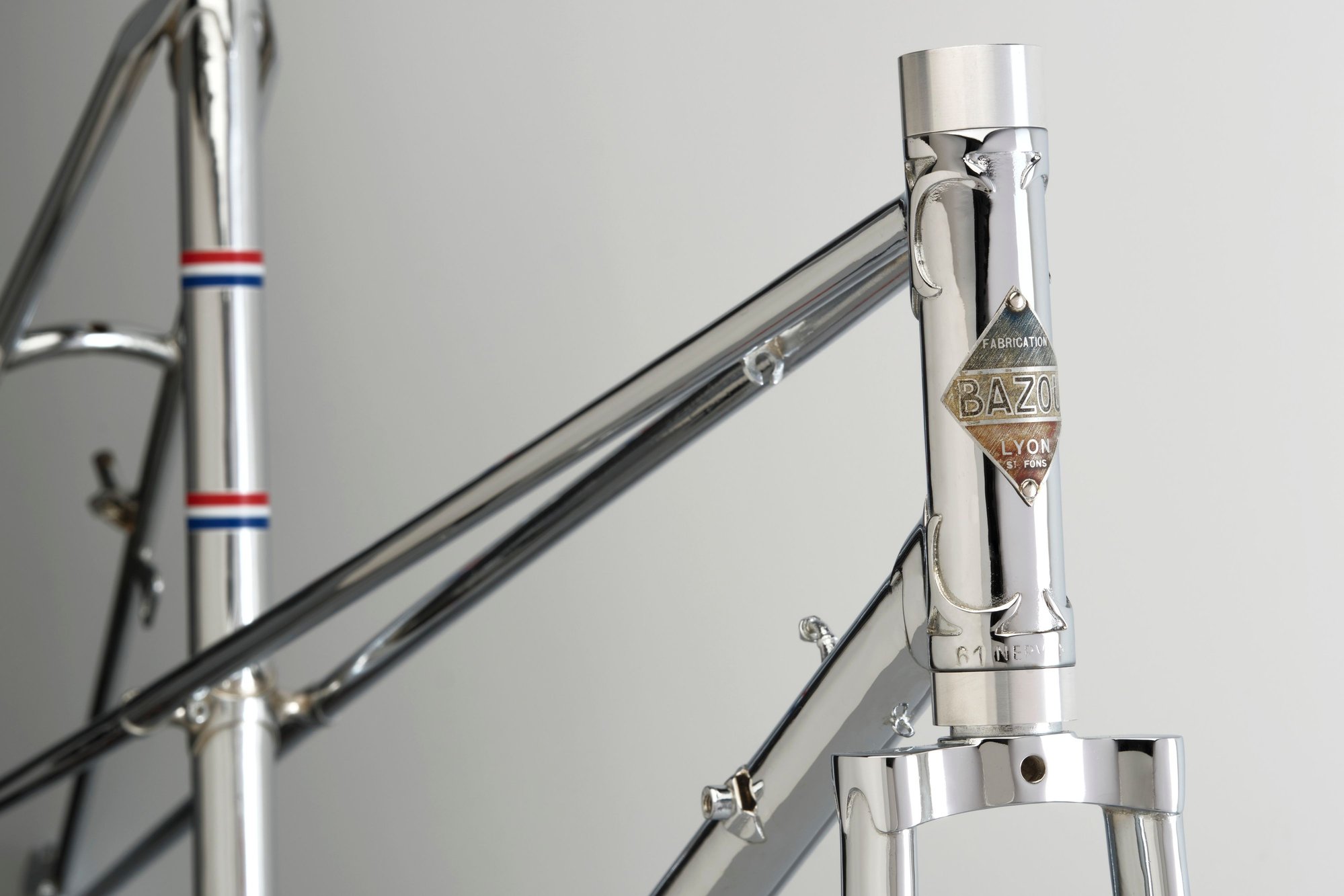 Cadre Vélo Bazou Racing Années 80 - Acier Columbus Soudobrasé - Busset Marcadier Sabliere
