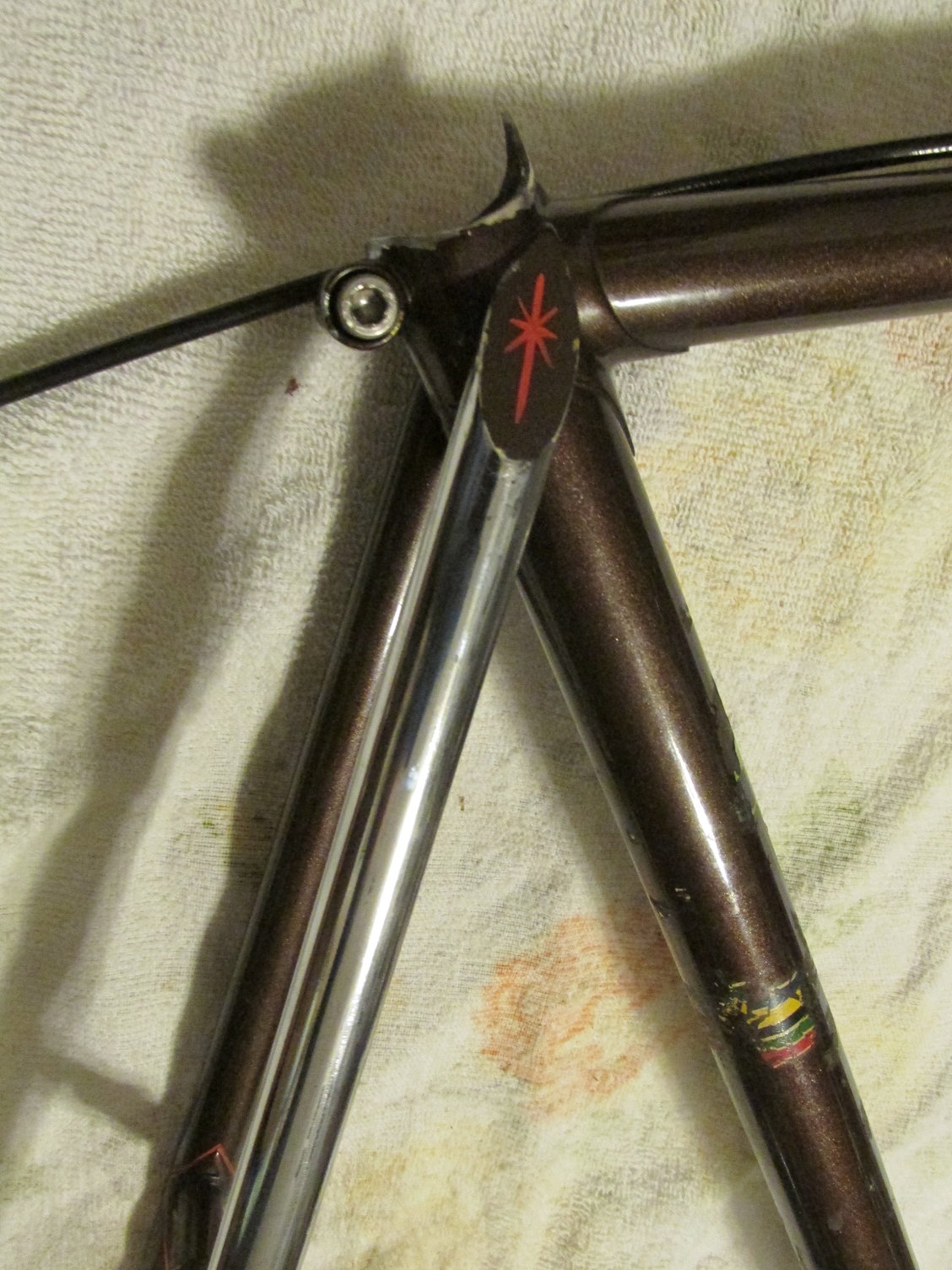 How to expose chrome under paint without damaging it? - Bike Forums