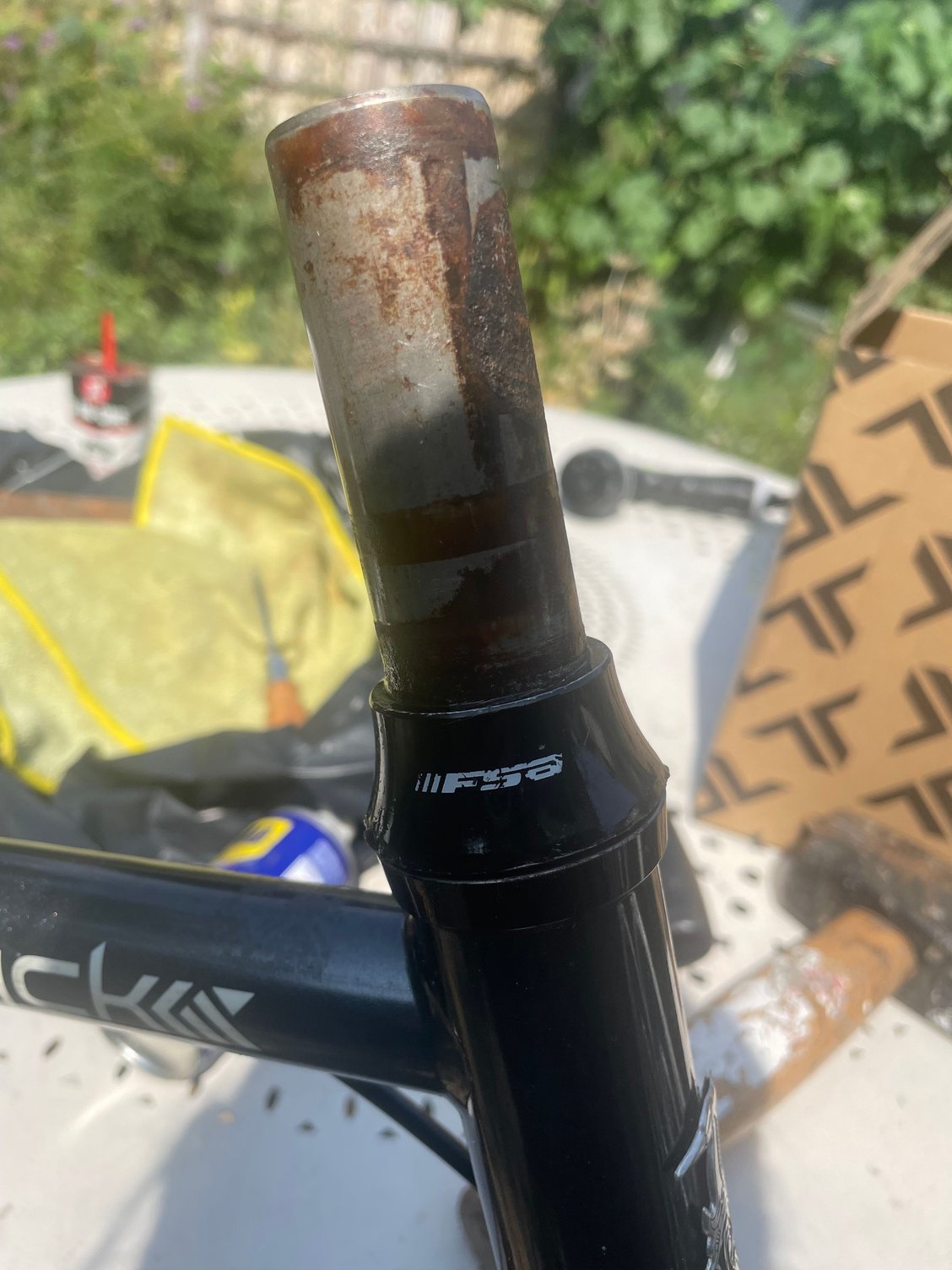 The spacer or compressor I am trying to remove The spacer or compressor I am trying to remove